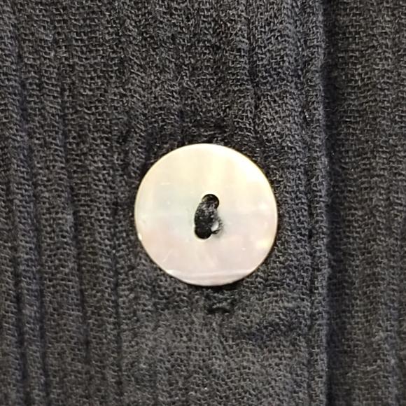 swimsuitsforall Women's Plus Size Crochet Trim Cover Up Black Size Large - Picture 11 of 13